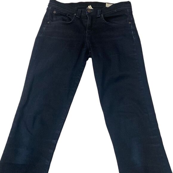 rag & bone High Rise Skinny Dark Coal Wash Denim Stretch Jeans Women Size 25 - Picture 5 of 13